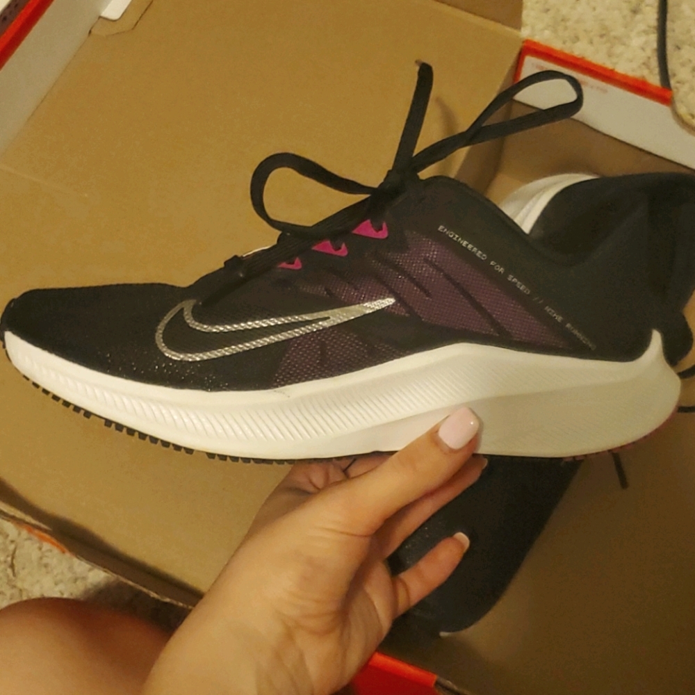 Black and pink like new Nike sneakers